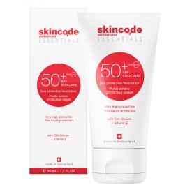 SKINCODE ESSENTIALS Sun Protection Face Lotion spf 50+   50 ml